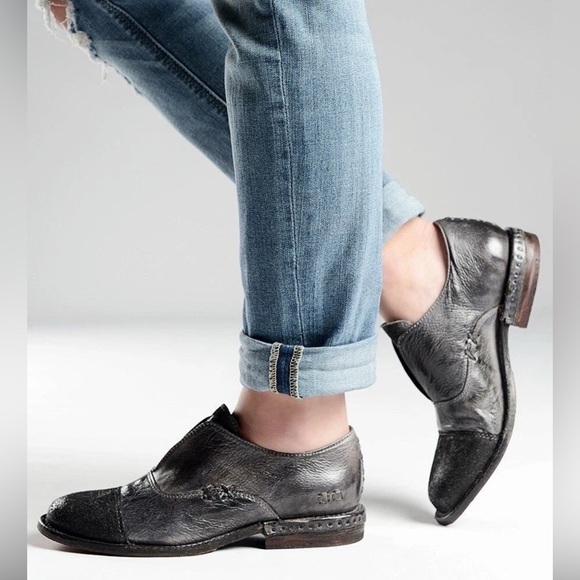 Bed Stu Rose Slip on Loafer In Graphito Sz 6 NWOB $290 - Picture 1 of 9
